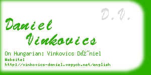 daniel vinkovics business card